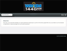 Tablet Screenshot of gospel1440.com